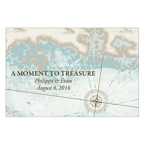 Treasure Map Favor Tag - Place Card Treasure Map Favor Tag - Place Card