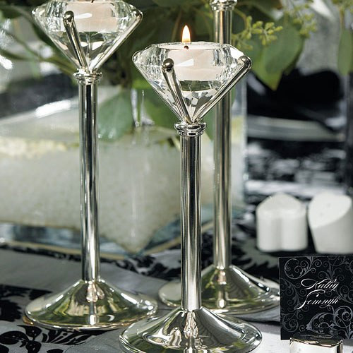 Diamond Tealight Candle Holders Diamond Tealight Candle Holders