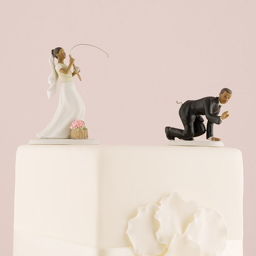 Wedding Cake Topper - Fishing for Love Wedding Cake Topper - Fishing for Love