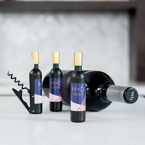 Wine Bottle Corkscrew & Bottle Opener Favors Wine Bottle Corkscrew & Bottle Opener Favors