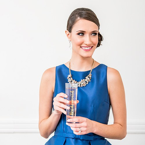 Bridesmaid Champagne Flute in Gold Bridesmaid Champagne Flute in Gold