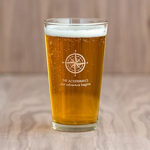 Personalized Pint Glass Favors Personalized Pint Glass Favors