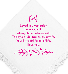 Personalized handkerchief