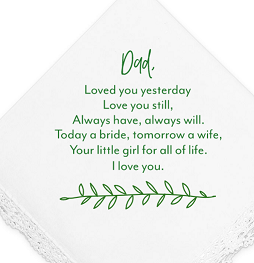 Personalized handkerchief