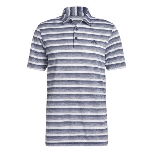 Adidas Men's Two-Color Striped Golf Polo Shirt