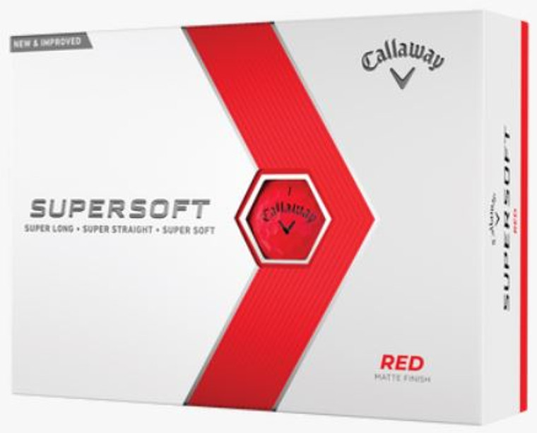 Callaway 2023 Supersoft Dozen Red