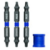 IRWIN 1903514 Impact 4pc. Double-Ended #2 Square Screwdriver Power Bit Set with Magnetic Screw Hold