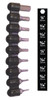  9pc. Mixed Size Hex Insert Bit Set with Holder - Bulk 