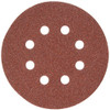 PORTER CABLE 735800625 5" 60-Grit Hook and Loop 8-Hole Disc Sandpaper (25 Pack)
