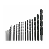 Master Mechanic 259516 Black Oxide Drill Bit Set, 21-Piece