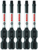 Bosch ITSQ2205 2" Square #2 Impact Tough Screwdriving Bits, 5-Pack