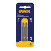 Irwin IWAF22PH32 #3 Phillips Power Bits, 2", 2-Pack