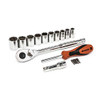 Crescent 17 Pc. 1/2" Drive 12 Point SAE Mechanics Tool Set - CSWS11C
