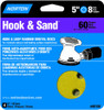 Norton 49158 Hook and Loop Premium Sanding Disc with 8 Holes, P60 Grit, Coarse Grade, Aluminum Oxide Abrasive