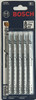 Bosch (5-Pk) T345XF Progressor Universal Metal/Wood Jig Saw Blade T-Shank