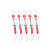 Imperial Blades IBD610-5 Demo-X 6" 10 TPI Multi-Material Demolition Reciprocating Blade, 5PC