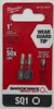 MILWAUKEE ELEC TOOL 48-32-4421 1" #1 SQ Insert Bit (2 Pack)