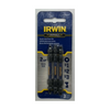 Irwin IWAF32DESQMIX3 Double End #1, #2, #3 Square Impact Power Insert Bit Set 2 inch - 3 pack