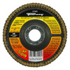 Forney 71942 Curved Edge Flap Disc, 4-1/2" x 7/8", 80 Grit