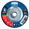 Century Drill & Tool 75585 Zirconia Flap Disc, 4-1/2