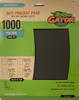 Gator (4046) 9" x 11", 1000 Grit Mirror Fine Waterproof Sandpaper, 1-Pack/5-Sheets