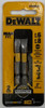 DeWalt Max Fit Slotted #6 and #8 S X 2 in. L Power Bit S2 Tool Steel 2 pc