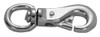 Campbell T7601801 Swiveling Animal Tie Snap, Malleable, Zinc Plated, 7/8" Round Eye, 9/16" Opening, 5" Length, 440 lbs Load Capacity