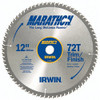 Irwin Industrial Tools 14082 12-Inch 72-Teeth 1-Inch Arbor Miter and Table Saw Blade