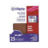 Blue Dolphin (SP GP911250180) Natural Garnet Sandpaper 9 Inch X 11 Inch 180 Grit 25 Pack