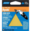 Norton (49283) DETAIL PROFILE For Ryobi, Triangle Sheets, Adhesive Back,M,100 Grit