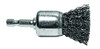 Century Drill & Tool 76201 Coarse Crimped End Wire Brush, 1", metal
