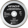 Hitachi 728747 7-Inch Wet and Dry Cut Continuous Rim Diamond Saw Blade for Tile and Stone