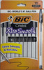 BIC 68271 Cristal Xtra Smooth Black Ink Ball Pen - 10 pack