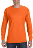 Gildan Ultra Cotton 4307-0 Long Sleeve Safety Shirt, Orange, 2XL