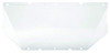 MSA 10115841 V-Gard Visor, Polycarbonate (PC), Clear Tint with Antifog/Antiscratch Coating, Contoured, 8" x 17" x 0.06", Replaceable Hard Hat Accessory