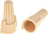 PREFERRED INDUSTRIES 602853 Wing-Type Wire Connector, Tan, 100 Per Box