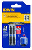 IRWIN 1903503 Impact Performance Series Double-Ended Screwdriver Power Bit Set with Magnetic Screw Hold, Square, 2 3/8-Inch, 3-Piece