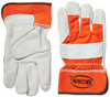 Boss 1-Pair/Size Large Gloves #2393 Double Split Leather Palm Gloves