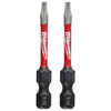 MILWAUKEE SHOCKWAVE (2-Pack) 2" T10 IMPACT BITS (48-32-4982)