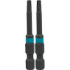 Makita A-96724 ImpactX 2in T10 Torx Power Bit, 2 Pack