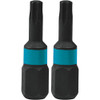 Makita A-96556 ImpactX 1in T15 Torx Insert Bit, 2 Pack
