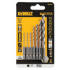 DeWalt Black & Gold 7 Piece Impact Ready Metal Drill Bit Set