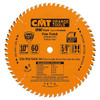 CMT P10060S ITK Plus Finish Sliding Compound Saw Blade, 10 x 60 Teeth, 10° ATB+Shear with 5/8-Inch bore