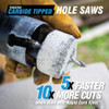 Spyder Carbide Tipped Hole Saw 3-1/4 In. (600036CF)