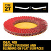 Dewalt DWA8280CTR 4-1/2" X 7/8" 40G T27 Xp Ceramic Trim Flap Disc