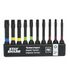 Stay Sharp 76105 2 in. Assorted Torsion Impact Clip TorProfessional Screwdriver Bit Recyclable - 10 Piece