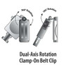 Gear Keeper RT4-5601 16oz. Retractable Tool Lanyard with 2-Axis Rotation Clamp-on Belt Clip, 36" Length, Made in U.S.A.