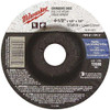 Milwaukee 49-94-4520 4-1/2" x 1/4" x 7/8" Grinding Disc, T27, Metal/Stainless