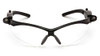Pyramex (1-Pair) PMXTREME Safety Glasses, Black Frame / Clear Anti-Fog Lens (NO CORD), LED Temples (SB6310STLED)