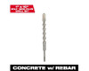 Milwaukee (48-20-8340) SDS Plus 4-Cutter Concrete Drill Bit - 1″ x 8″ x 10″